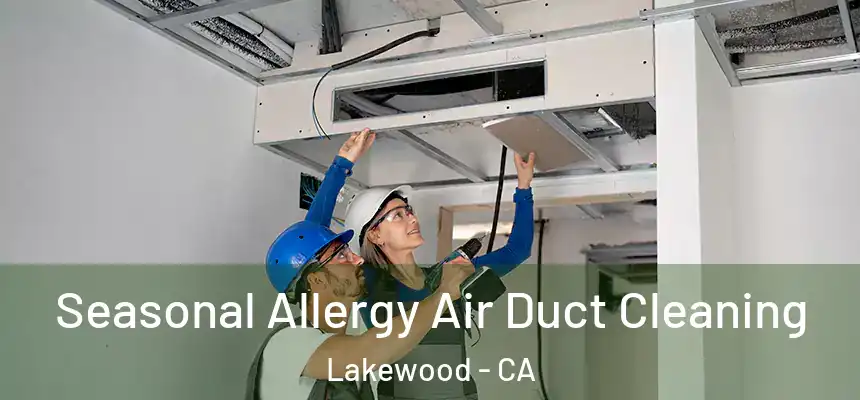 Seasonal Allergy Air Duct Cleaning Lakewood - CA